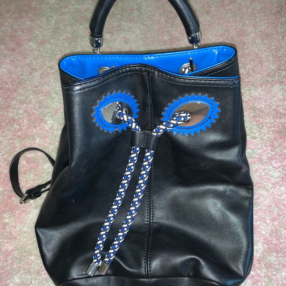 Zara monster face backpack